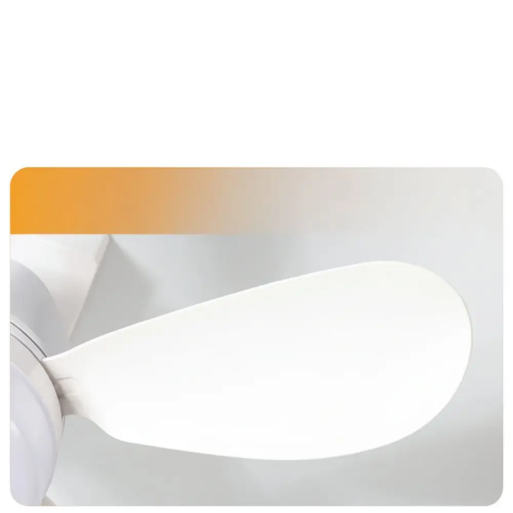 Silent Ceiling Fan Light E27 Base Modern Kitchen Bedroom Quiet Air Cooling Fan Minimalist Ventilation Lamp Unit