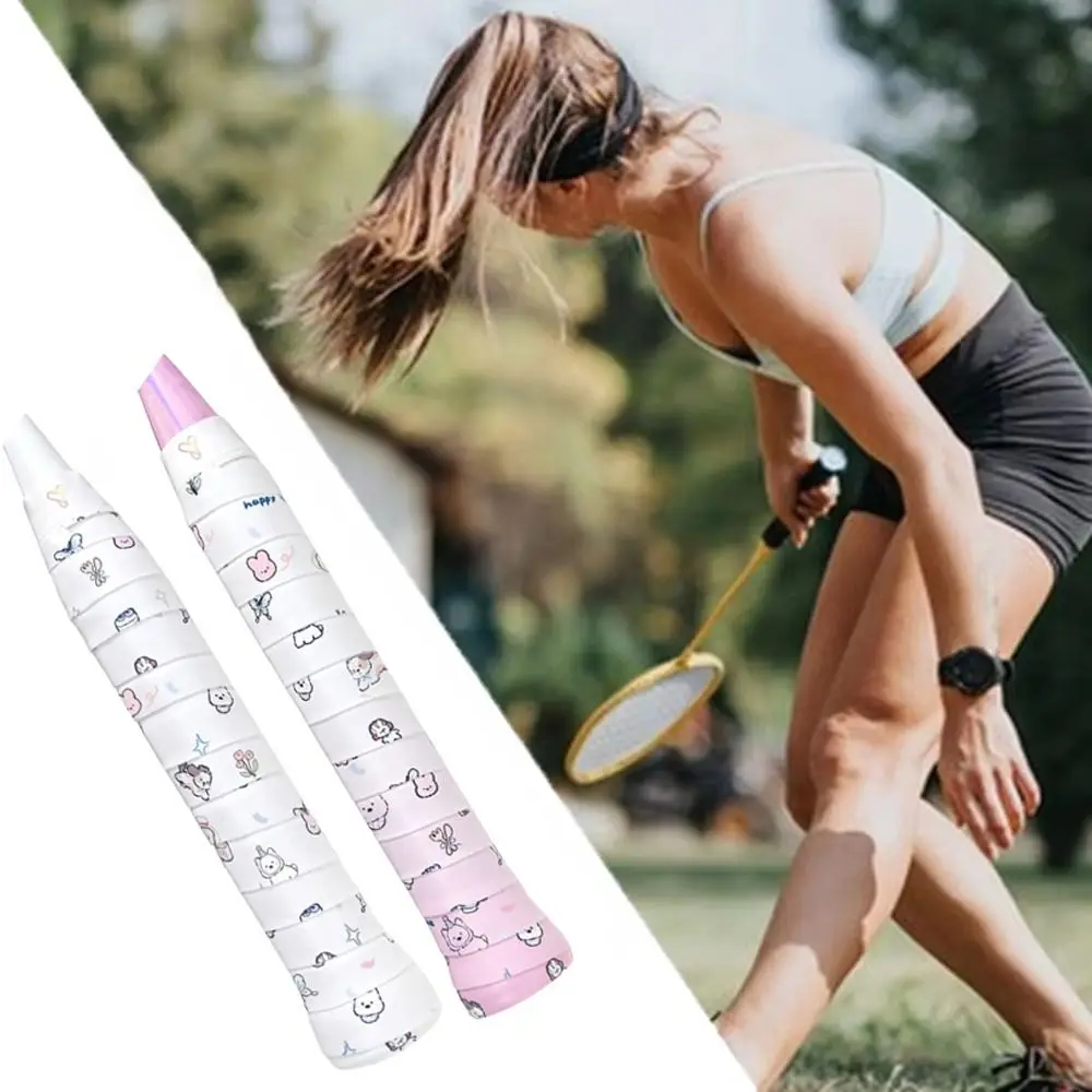 امتصاص الصدمات مضرب بدمنتون الشريط مقاومة للاهتراء المضادة للانزلاق العرق ماصة شريط لحام لينة الكرتون مقبض حزام لف