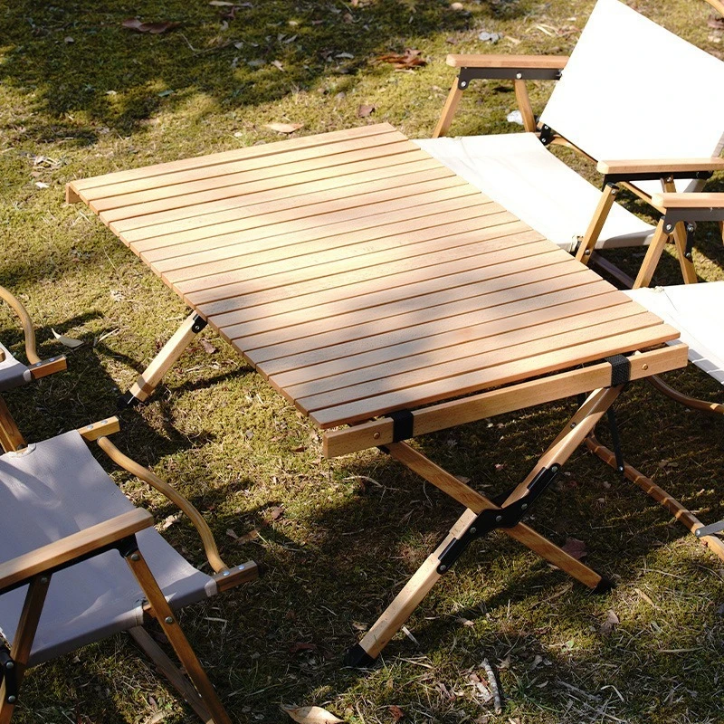 

Portable Foldable Camping Table Outdoor Convenient Stable Multifunctional Picnic Table Detachable Sturdy Camping Furnishings