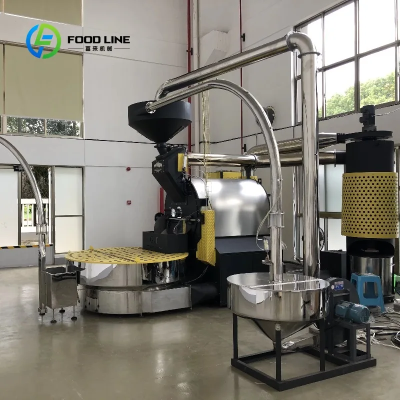 Coffee Roaster Machine Full Automatic 20kg 30kg 40kg 50kg 60kg 120kg For Green Coffee Beans FL Customized Wholesale