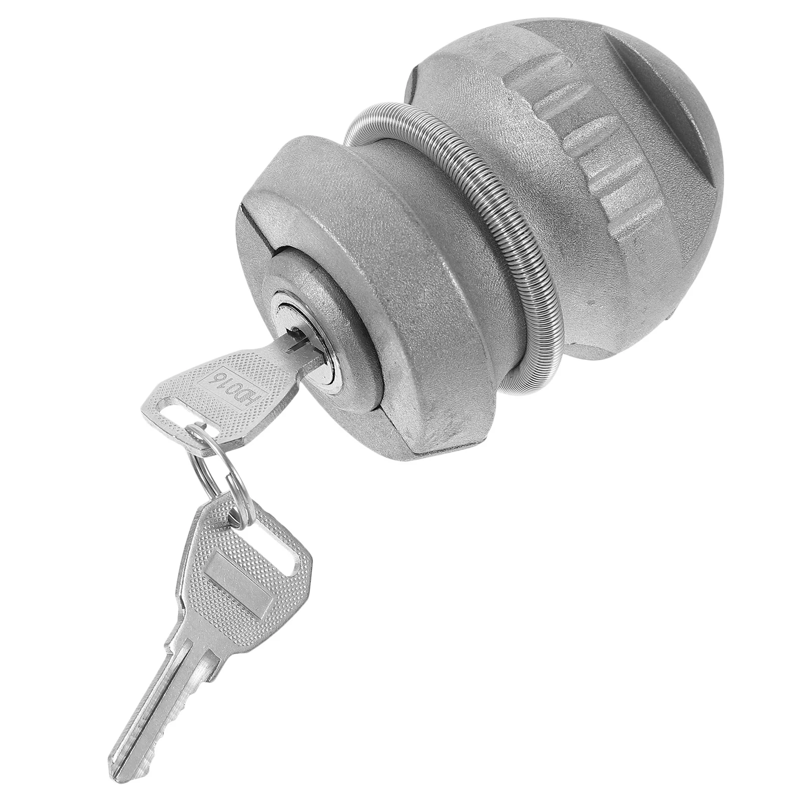 

Trailer Zinc Alloy Ball Lock For Coupling Anti-Theft Hitch Lock Cover Key Slot Corrosion Resistant