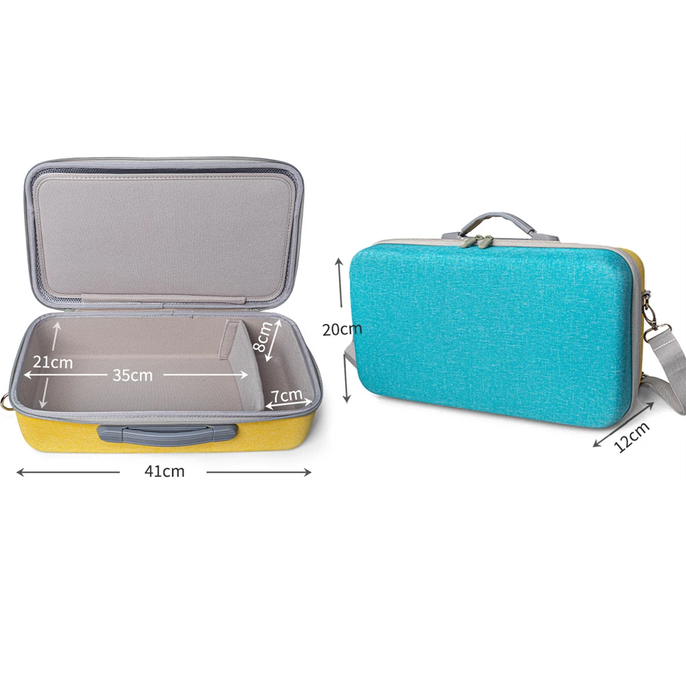 Hard EVA Travel Case for Liene PixCut S1 Color Sticker Printer Water-Resistant Storage Bag with Soft Lining and Mesh Pocket