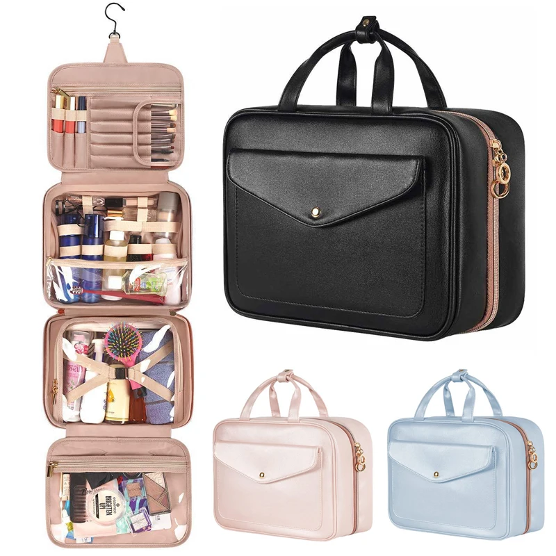 

Подвесная женская сумка для туалетных принадлежностей большой емкости, большие водонепроницаемые косметички, подвесная сумка для туалетных принадлежностей, незаменимая для путешествий на природе