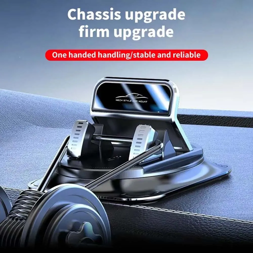 Car Phone Mount Anti Slip Silicone Dashboard Phone Holder 360-Degree Free Rotation Universal Head-Up Navigation Holder view 6