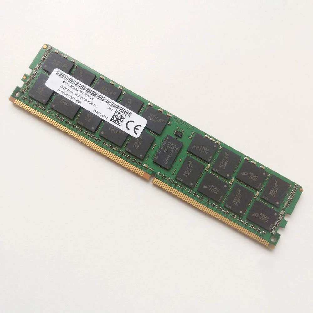 Piezas de RAM para memoria MT, 16GB, 2RX4, DDR4, PC4-2133P, 16G, RDIMM 2133, ECC