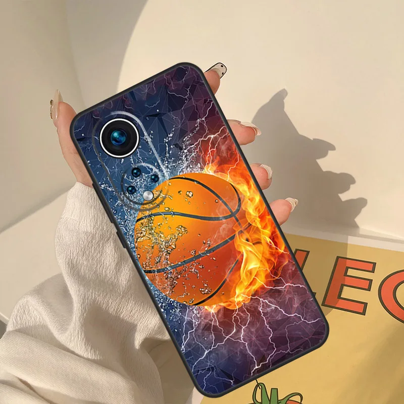 Basketball Case For Huawei Honor X8a X8 X7 X9a 50 70 90 Magic5 Lite P40 P20 P30 P60 Pro P Smart Cover