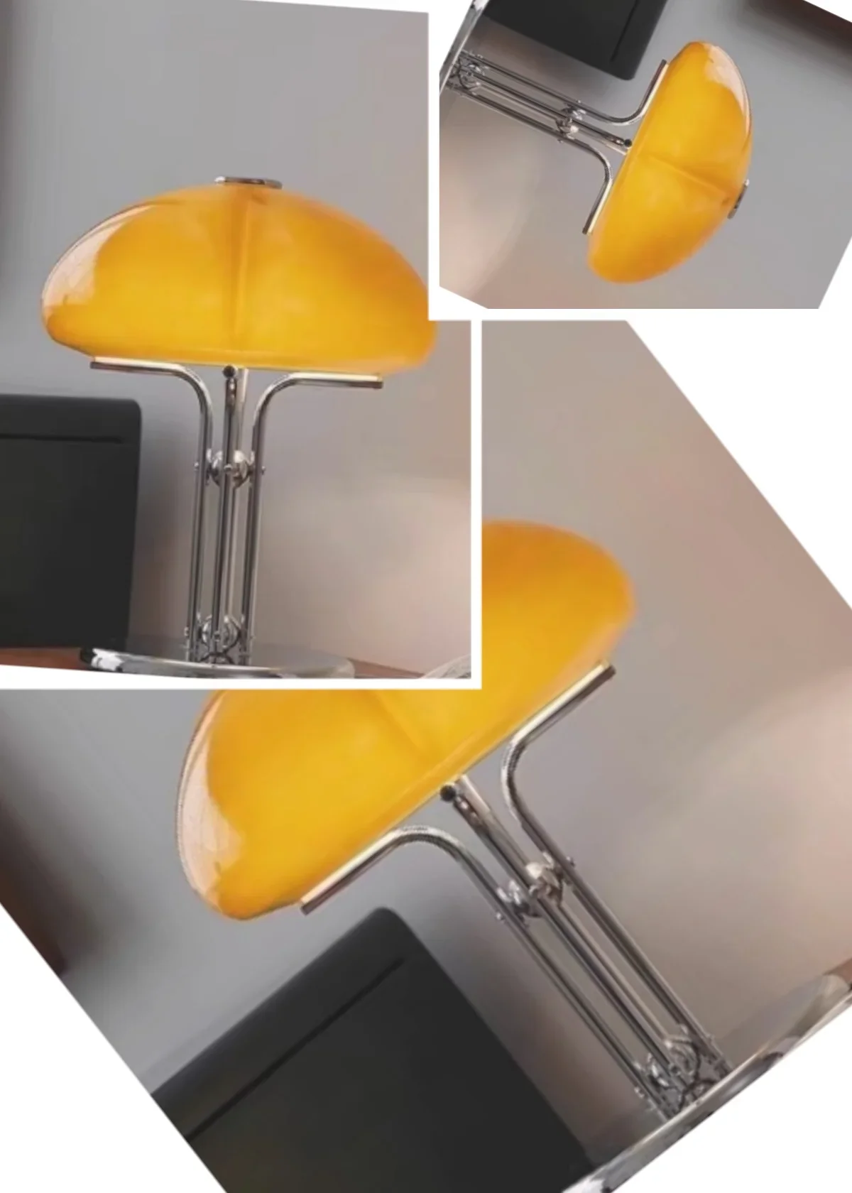 2026 new edition Retro mushroom table lamp designer bedside table lighting retro environment decoration pumpkin table lamp
