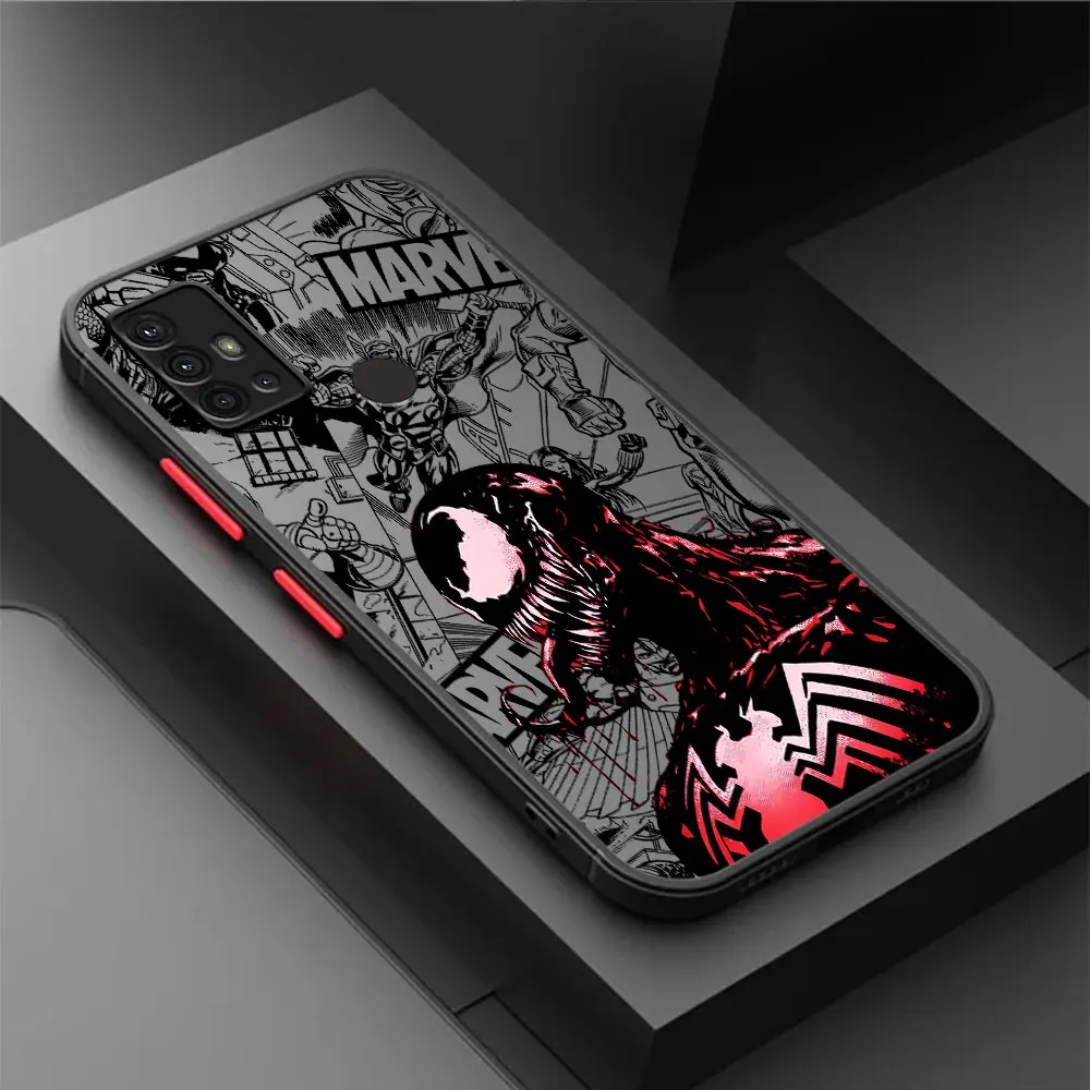 Marvel Deadpool Wolverine Phone Case for Samsung Galaxy A10 A20 A30 A50 A70 A02 A03 A04 A11 A42 A71 5G A03s A04e Matte Cover