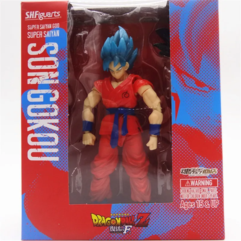 Anime Action figuren Shf mobile Puppe Wukong Super Saiyan Tranx Szene handgemachte Modell Statue Spielzeug Geschenk Sammlung Ornament Cartoon