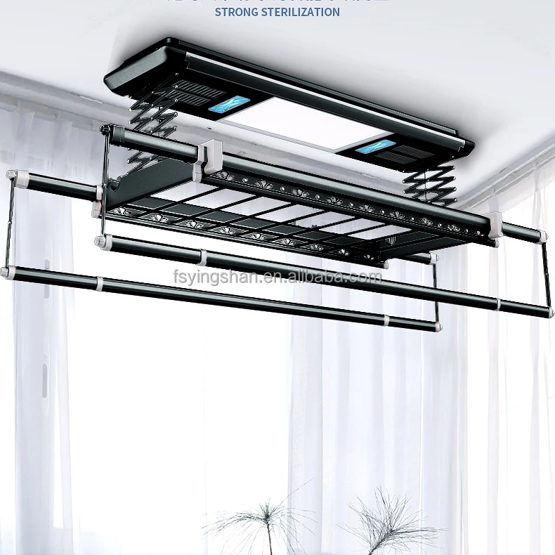 

Electric Ceiling Automatic Clothes Drying Rack Clothes Dryer Rack