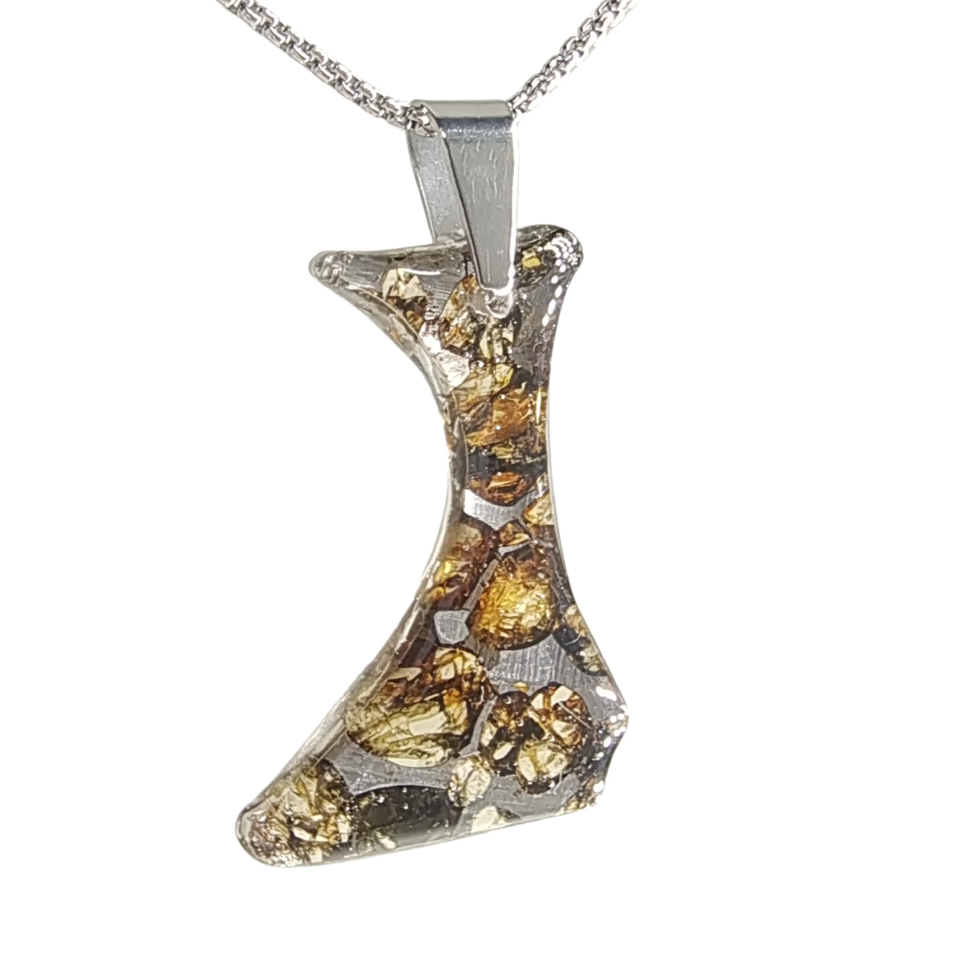 

2,5 г Seymchan Pallasite, оливковый метеорит, кулон премиум-класса, образец натурального метеорита, кулон ручной работы, коллекция-QB322