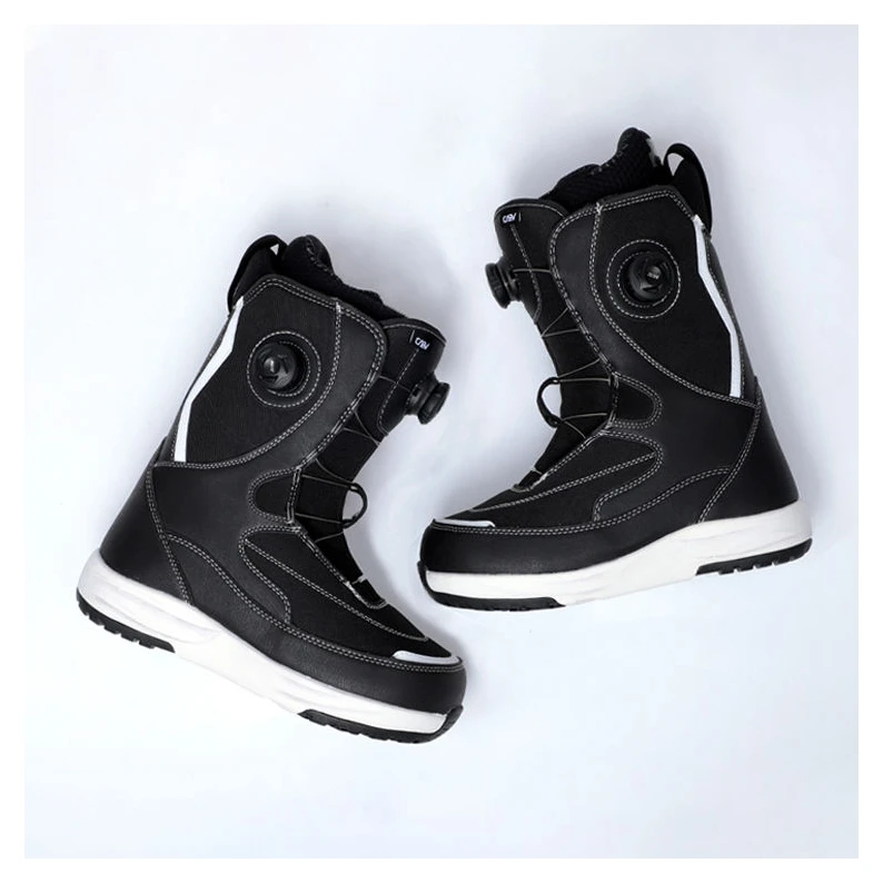 

Уличные ботинки высокого качества с контролем, лыжные спортивные ботинки с двойной боа, стальная проволочная пряжка, обувь для сноуборда