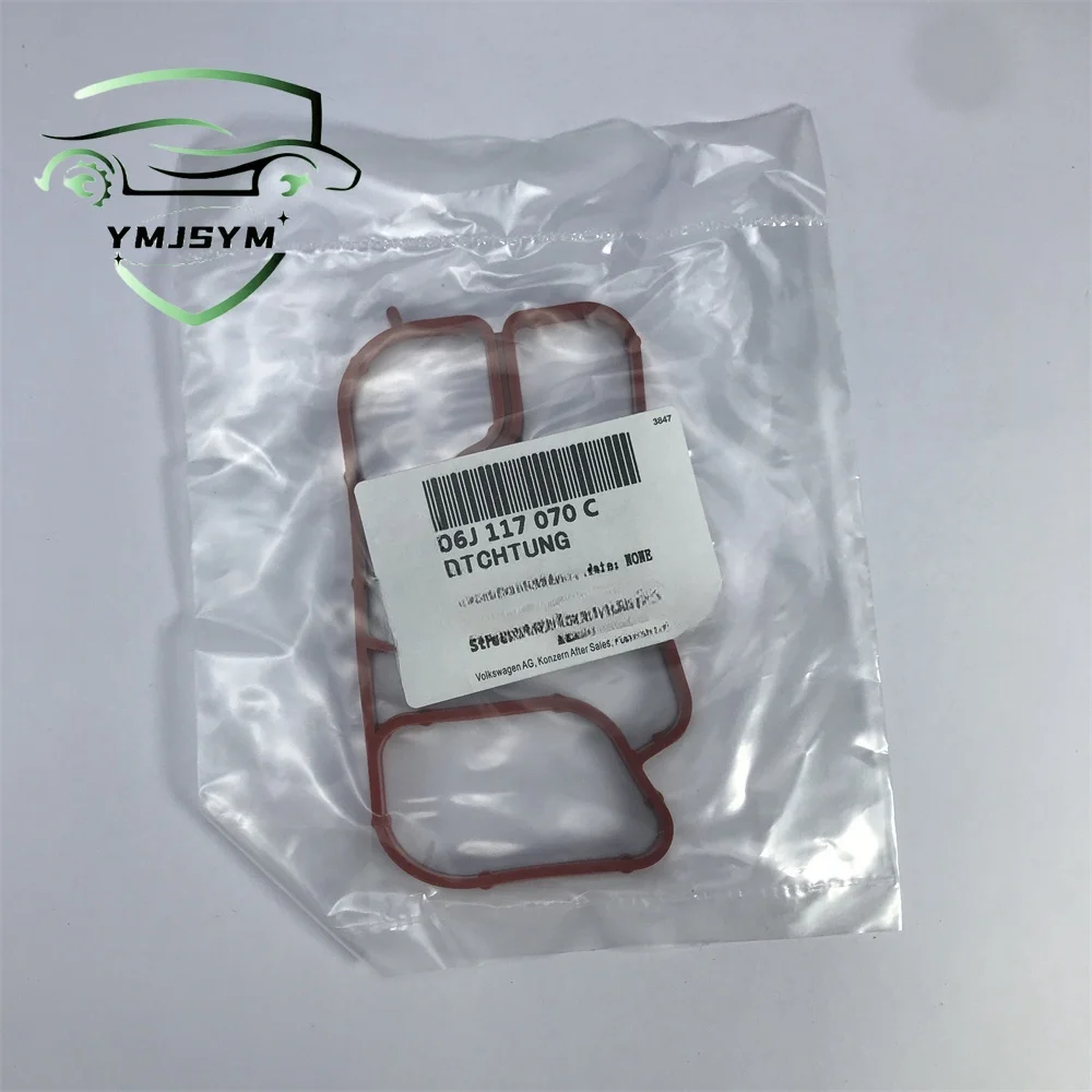 06J117070C Oil Cooler Gasket Seal for 06J117070A Golf A3 2008-2013 2.0T 06J115441A Brand New Original Auto Parts Factory Direct