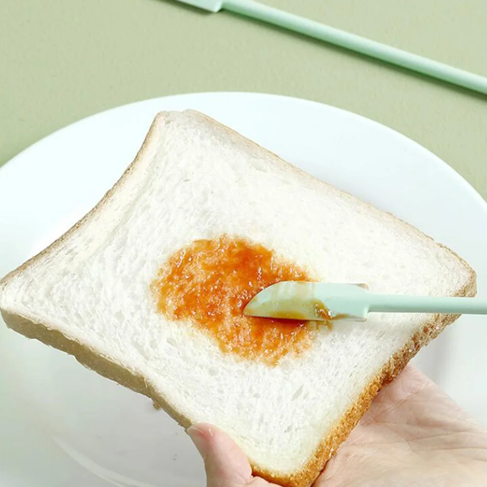 

3 Pcs Silicone Spatula Spoon Set Home Kitchen Gadgets Baking Dessert Jam Tool Scraper Cake Serving Silica Gel Jar