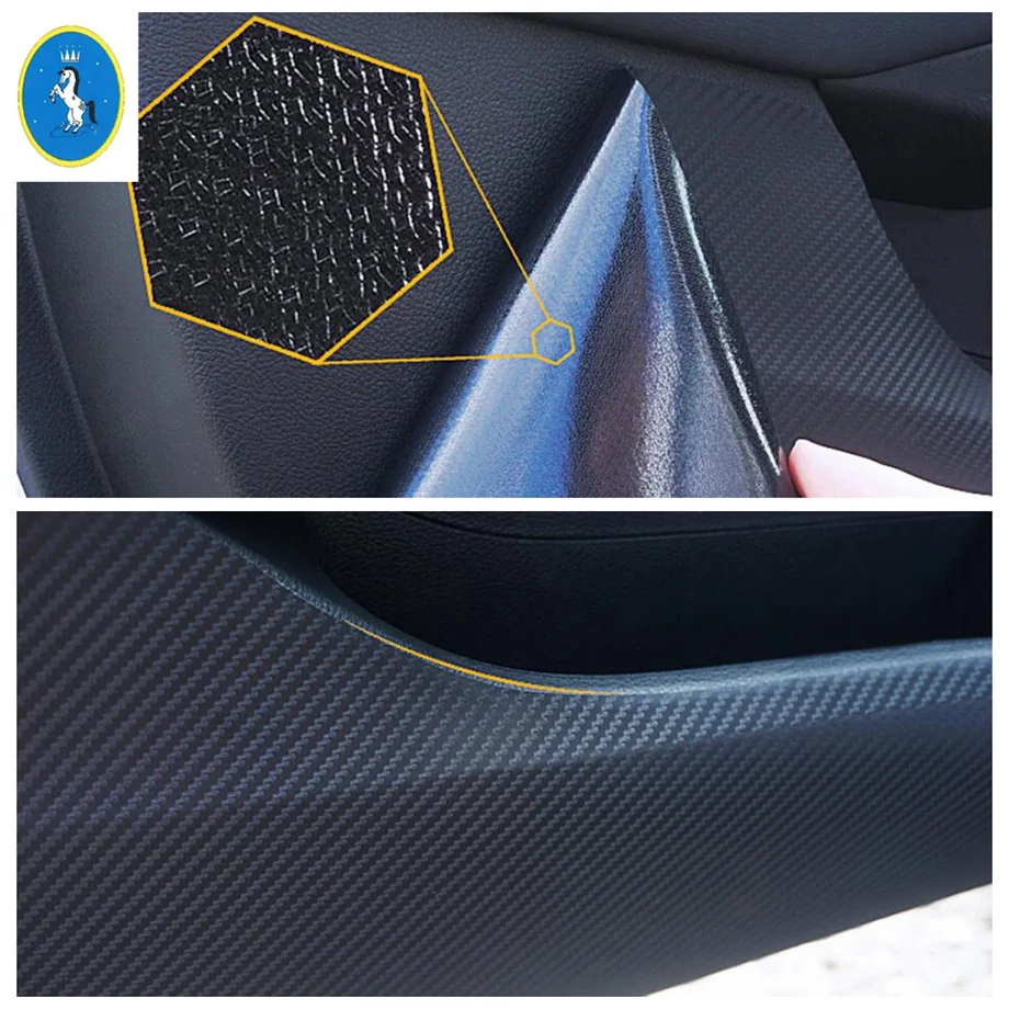 

Fit For Honda CR-V CRV 2023 2024 Car Inner Door Scratchproof Anti Kick Pad Film Protective Carbon Fiber Look Sticker Accessories