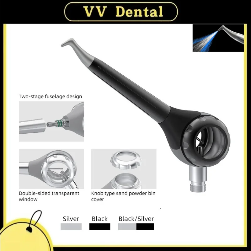 

VV Dental 4-in-1 Dental Sandblaster PV-5: Ortho/Implant Cleaning + Powder Window Design