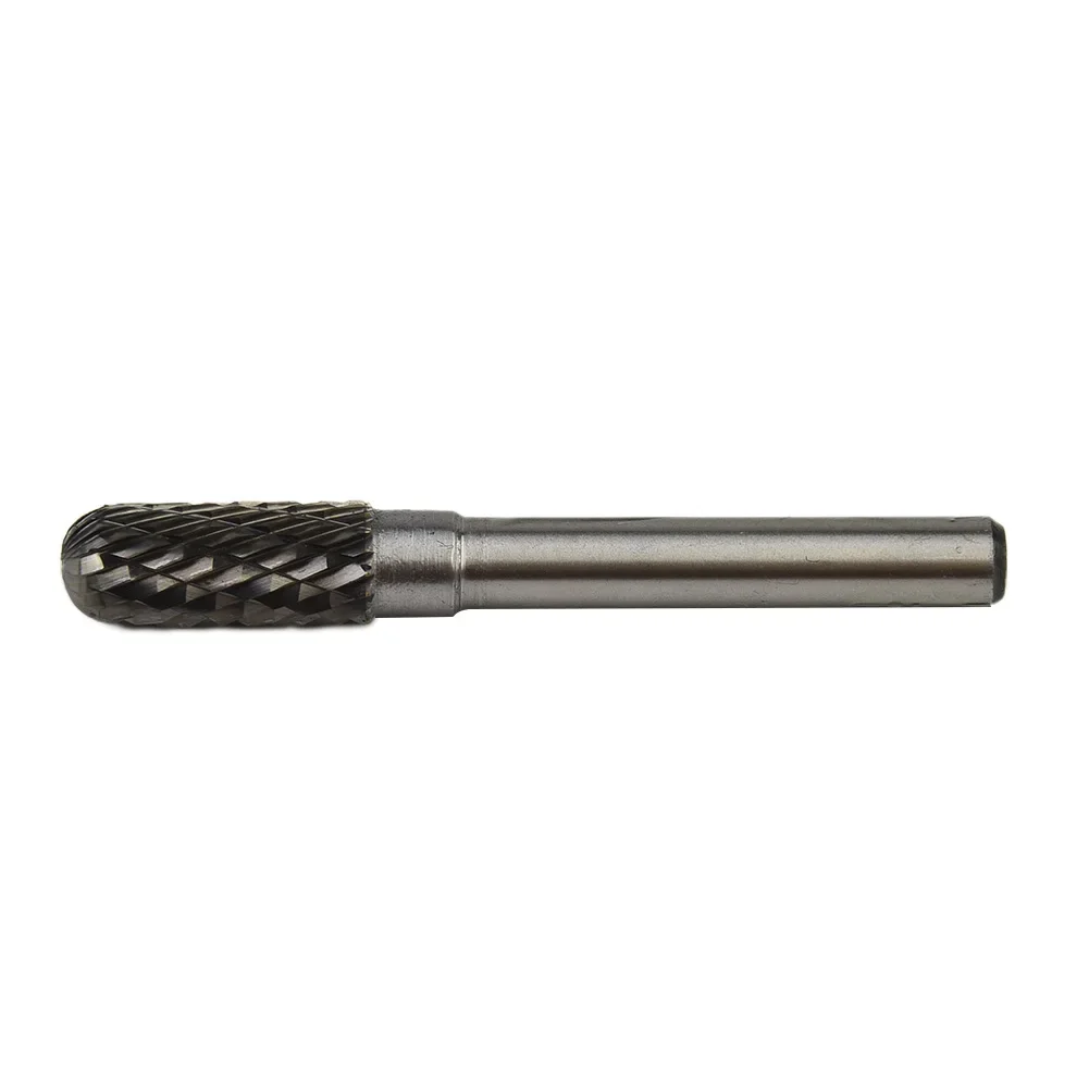 Safe and Reliable Metal Grinding Tool, 8mm Double Cut Tungsten Carbide Rotary File Burr, Easy to Use, No Dust Pollution