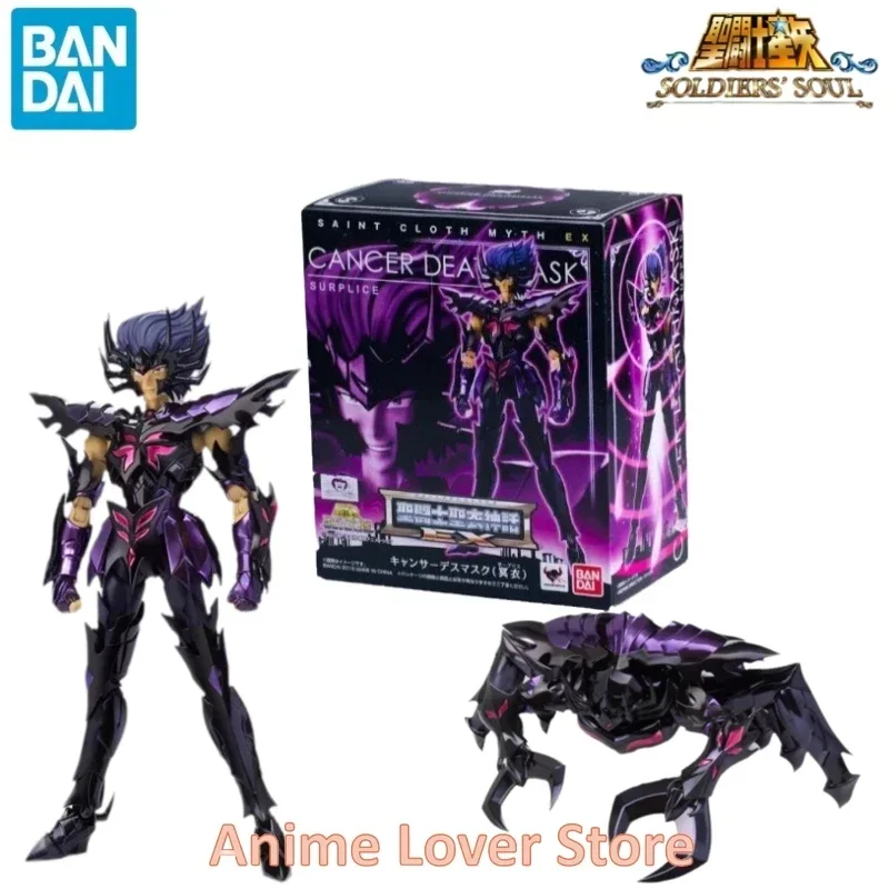 

In Stock Bandai Original Saint Seiya Saint Cloth Myth EX Cancer Death Mask Surplice Anime Action Figures Toys Gift