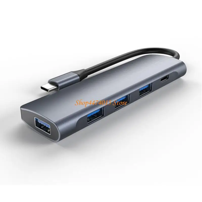 

K1AA High Speed ​​5Gbps USB Data Hub Adapter Multi Type-C Hub Expansion 5 Port