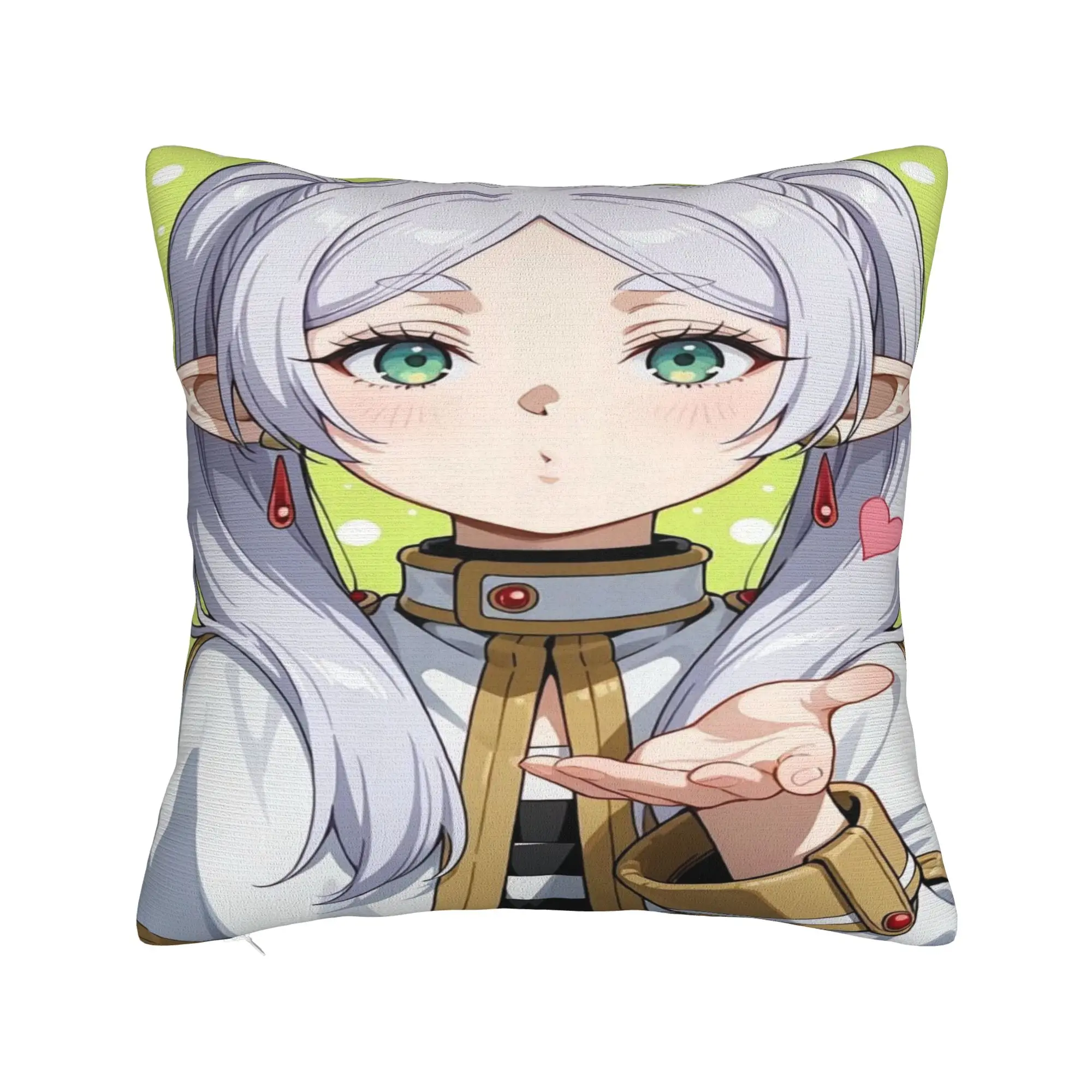 Frieren Beyond Journeys Pillow Case  Custom Pillow Cover For Wedding Party Home Decor Novelty Pillowcases