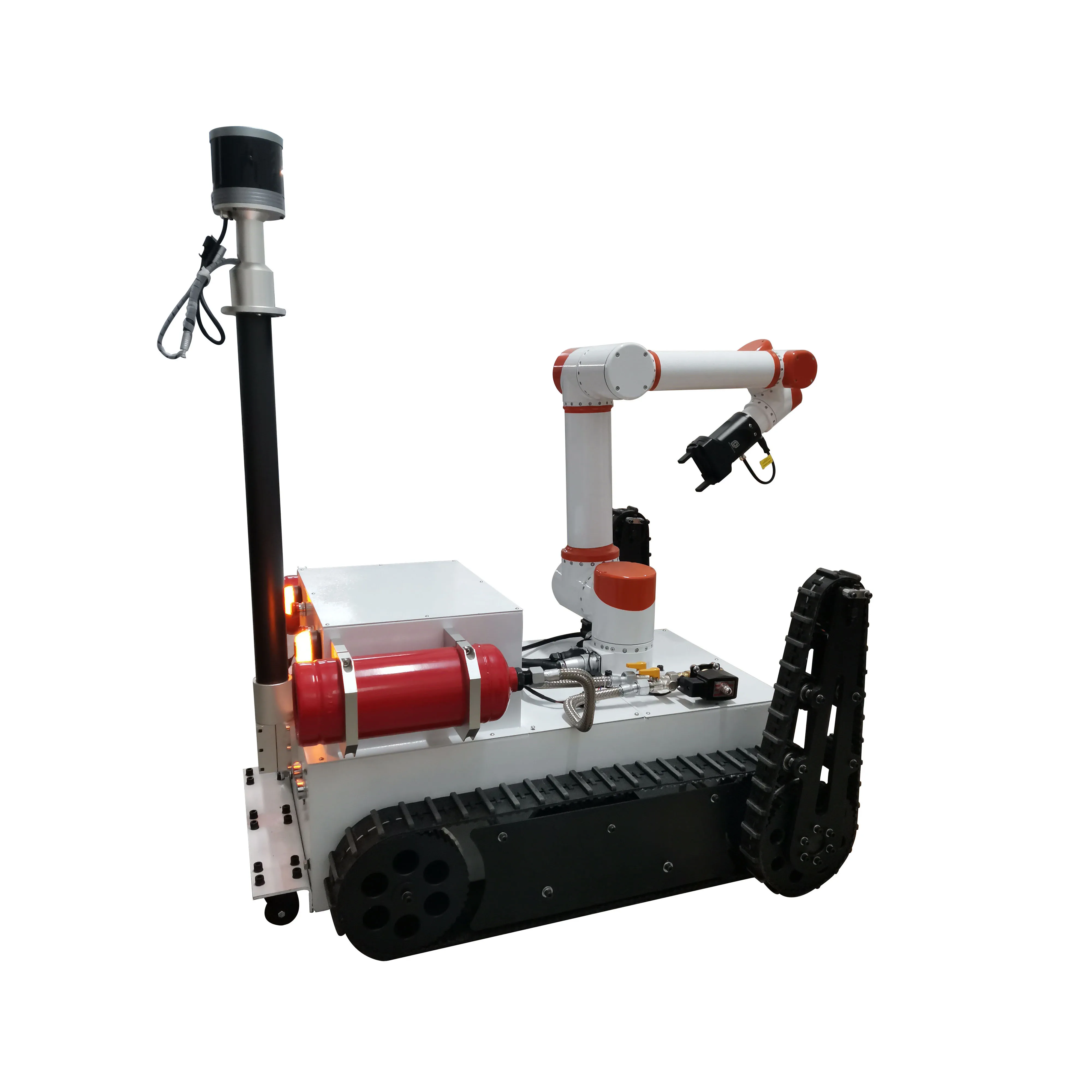 Compound Operation Working Radius 850mm Robot Crawler Track with 6-axis Arm for Scientific Research