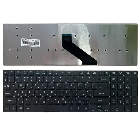 Acer Extensa 2519 EX2519 N15W4 2519-C6K2 C4EB RU black용 새 러시아어 키보드