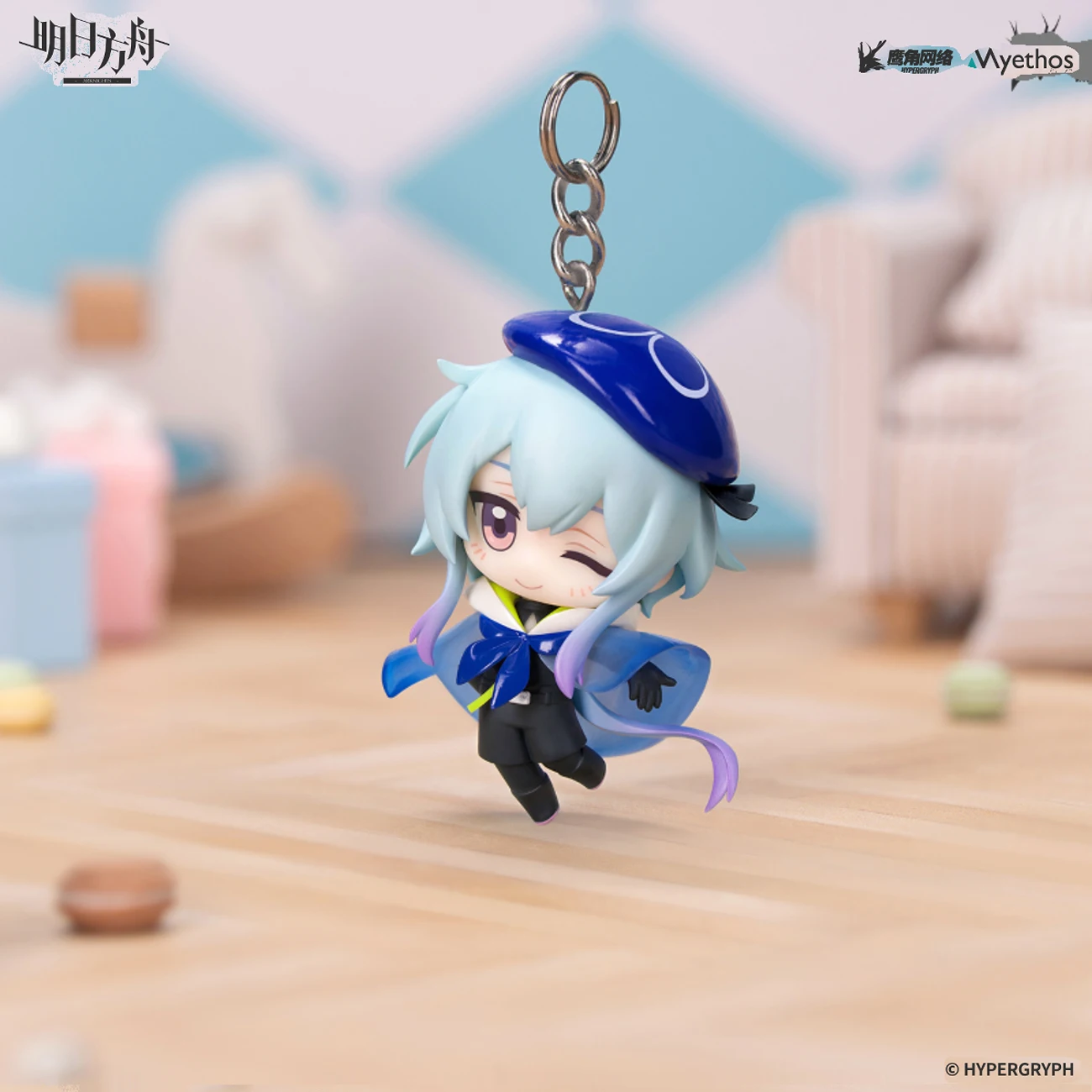 Original arknights myethos pendurar em mizuki goldenglow genuíno anime figura colecionável modelo bonecas estatueta ornamento brinquedos presentes