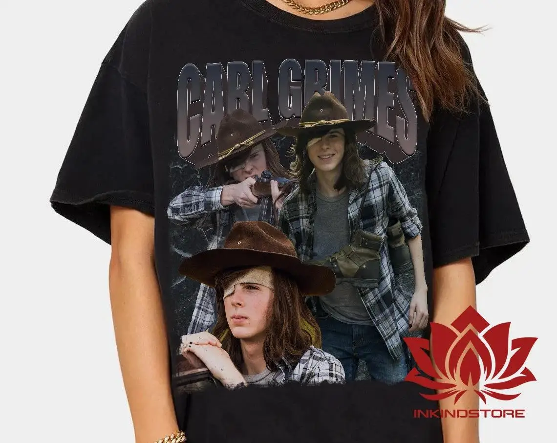 Carl Grimes Shirt The Walking Dead TV Series Vintage 90's Trending Tee T-Shirt Vintage Sweatshirt BPC47 - 1