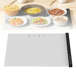 Electric Warming Tray with Adjustable Temperature Foldable Food Warmer Silicone Fast Heating for Home Buffets Restaurants