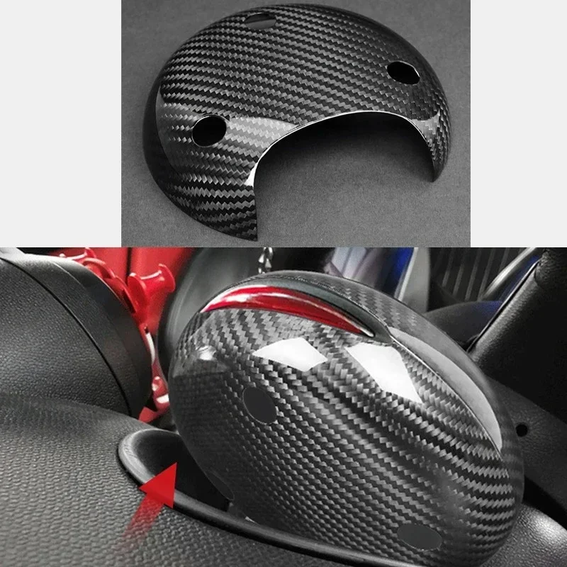 For MINI R55 R56 R60 JCW Real Dry Carbon Fiber Tachometer Interior Modifications Personalization Accessories Decorative Stickers