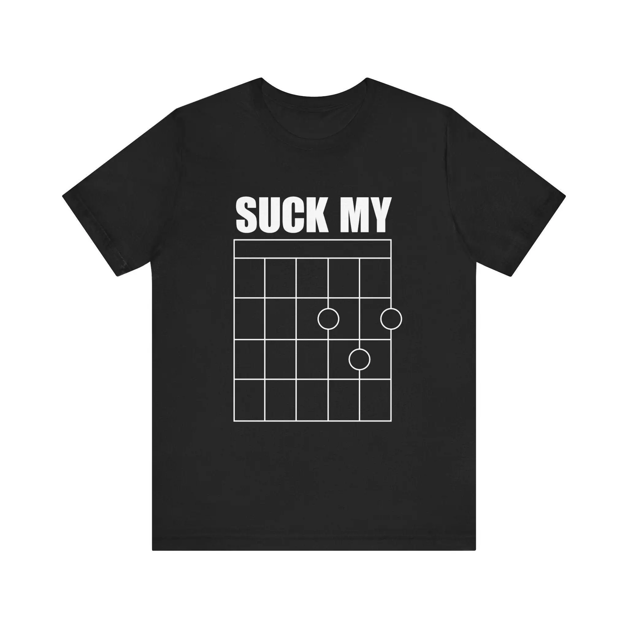 Funny Guitar T Shirt Suck My D Humor For Player Satire Chord Musician Rock