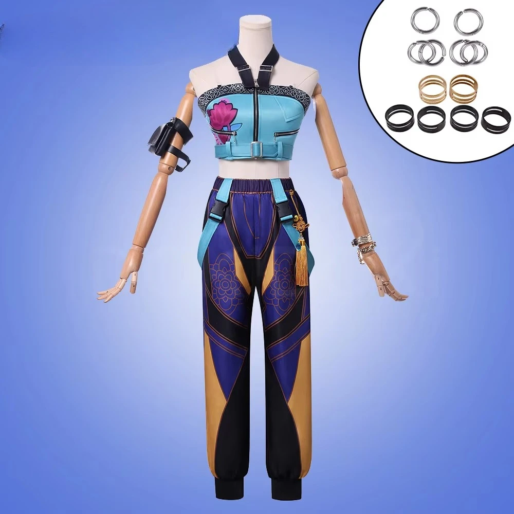 Anime Rumi Zoey Mira Costume Cosplay Kpop Demon Hunters Cosplay Huntrix Rumi Parrucca Donna Idol Costume Halloween Uniforme Ragazza Set