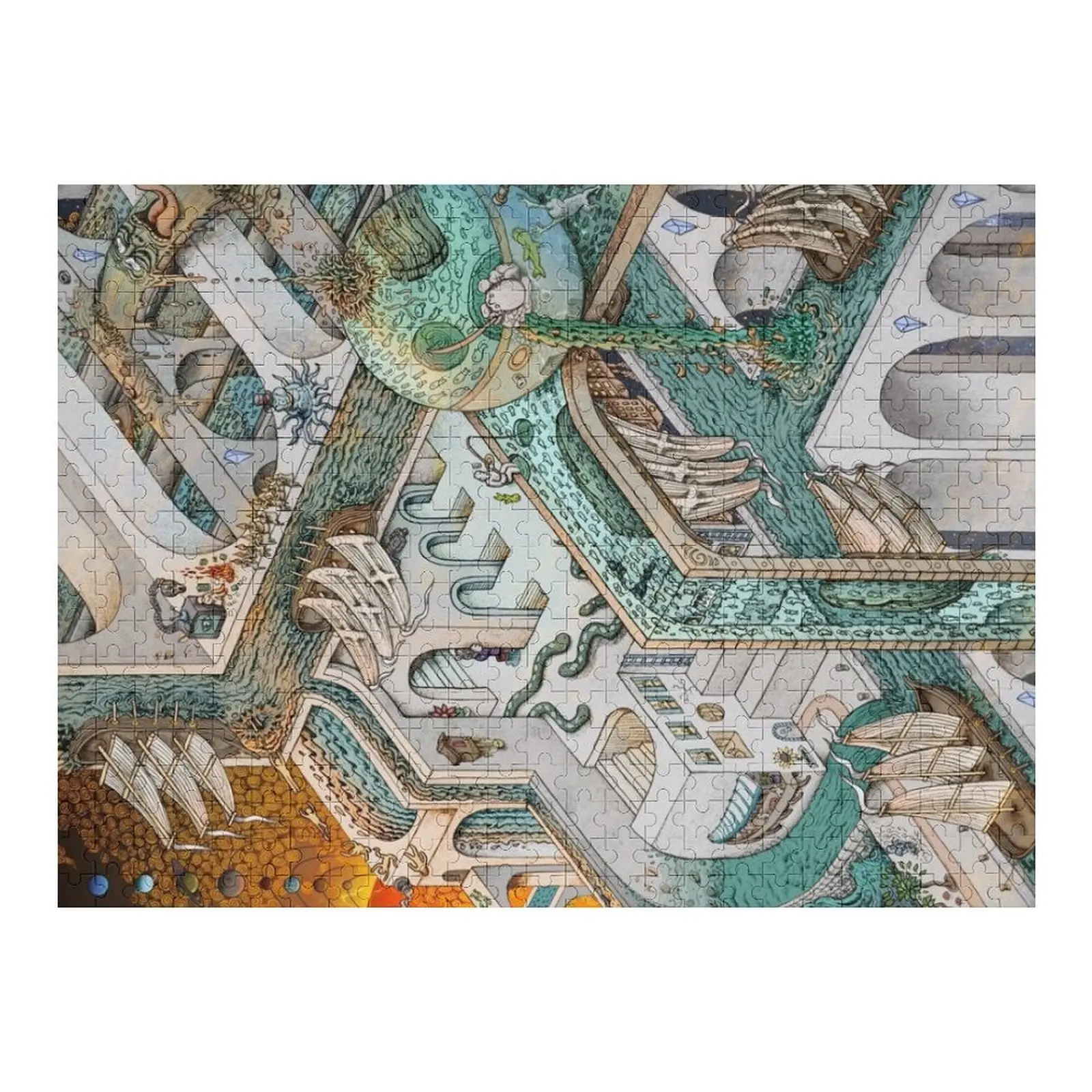 

Рыбалка для головоломки Эшера Персонализированная игрушка с персонализированным фотопазлом