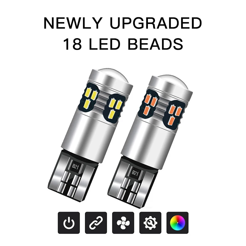 

2PCS For BMW E60 E90 E91 E92 E36 E30 E39 E46 X5 E53 E70 F10 F30 F20 E87 Car LED Parking Lights Accessories