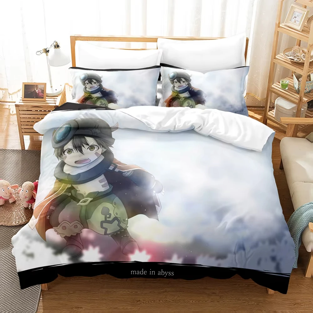 Fashion Anime Made in abyss Bedding Sets Duvet Cover Set With Pillowcase Twin Full Queen King Bedclothes Bed Linen Home textiles