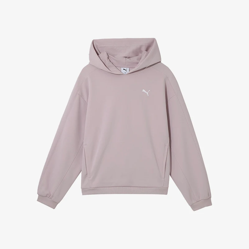 Puma genuine New Women's Trendy Loose Shoulder Knitted Hoodie 631307-90