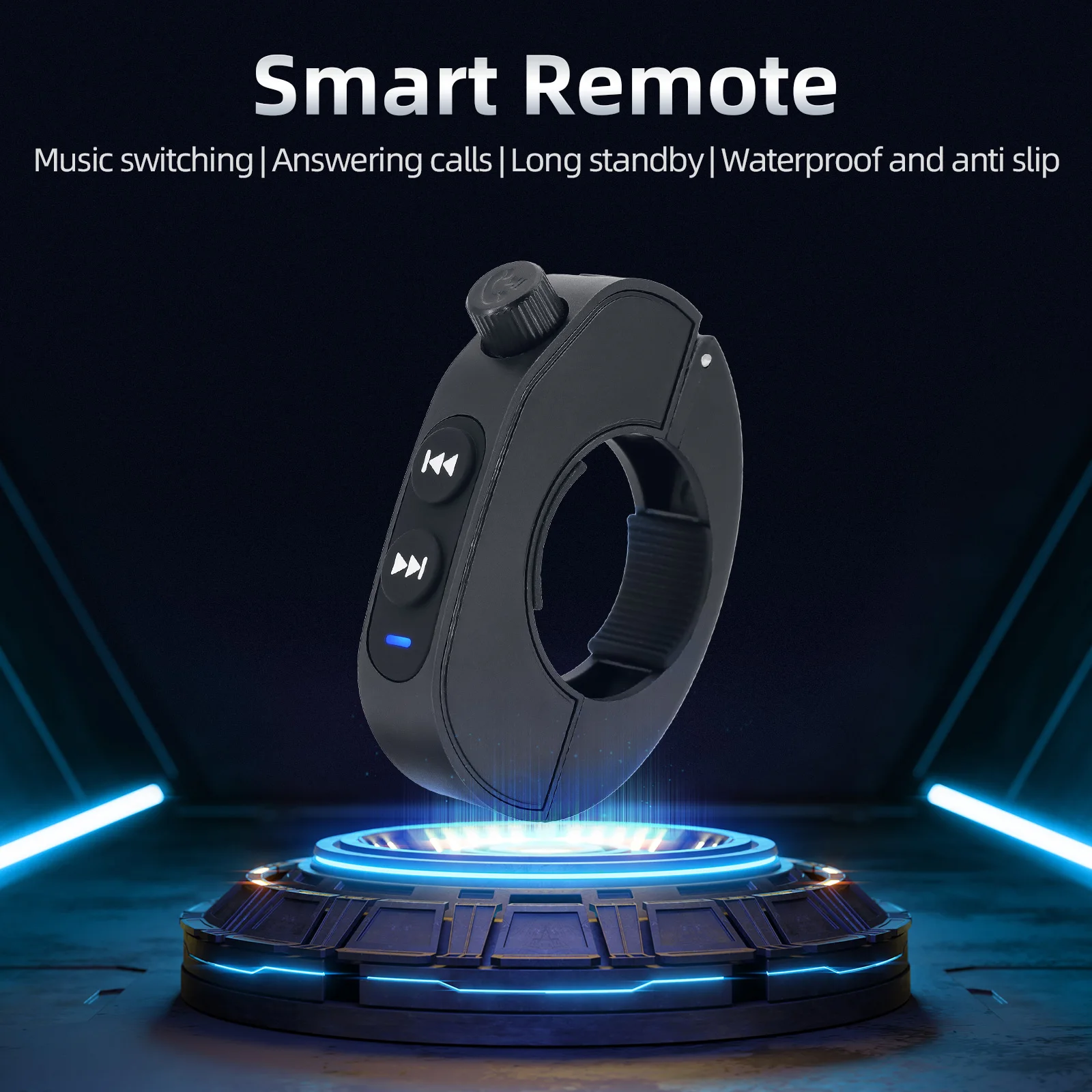 Handlebar Remote Control For Motorcycle Helmet Headset Waterproof Media Controller Music Player For for Android Cellphone custom