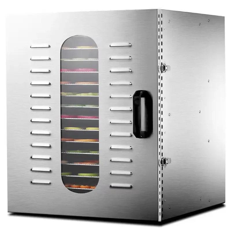 Commercial Stainless Steel Food Dehydrator Electric Dryer for Fruit Vegetable Tea Pet Meat Household Use Heavy Duty Machine