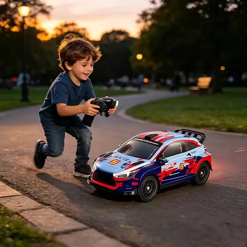 All Terrain Driving Car 1/14 RC Car 2.4G Four-Wheel Drive Kid Carbon Brush Motor Remote Control Racing Car Gift RC Racing Truck
