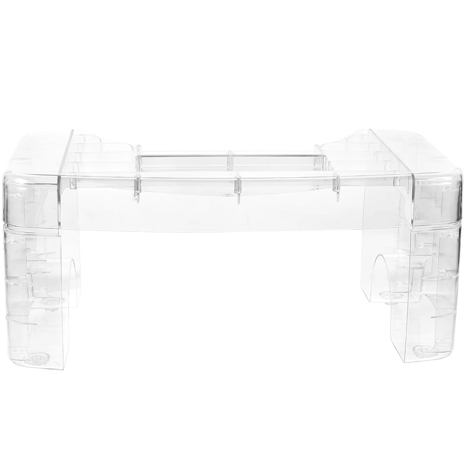 

Transparent Toilet Stool Bathroom Footstool Detachable Pet Supply Baby Stable Sturdy Load Bearing Craft Workmanship Compact Size