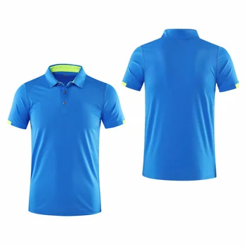 Quick Drying Short Sleeved Polo Shirt Golf Company Group Brand Breathable Lapel Sports Short Sleeved 8-Color Large 4
