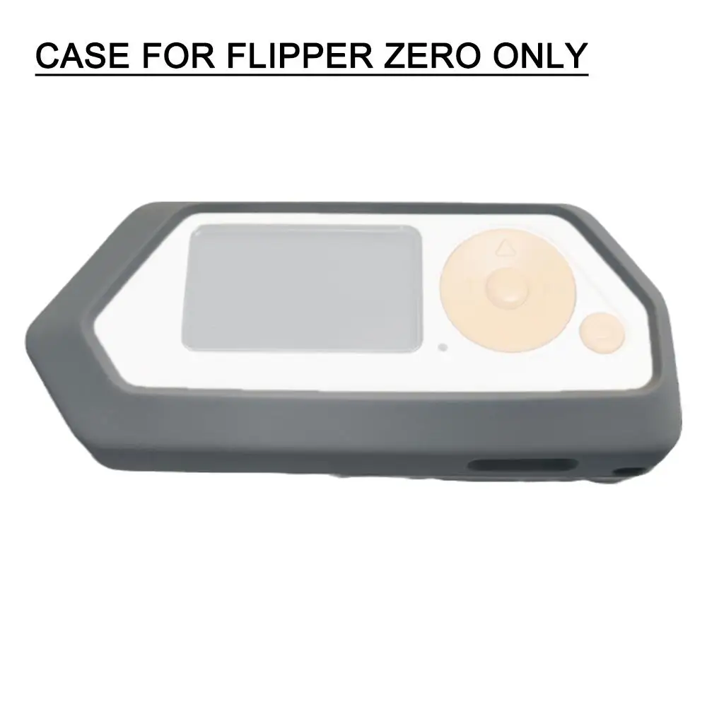 Защитный силиконовый чехол для Flipper Zero, серый защитный чехол для Flipper Zero, аксессуары для игр, защита от пыли и падения