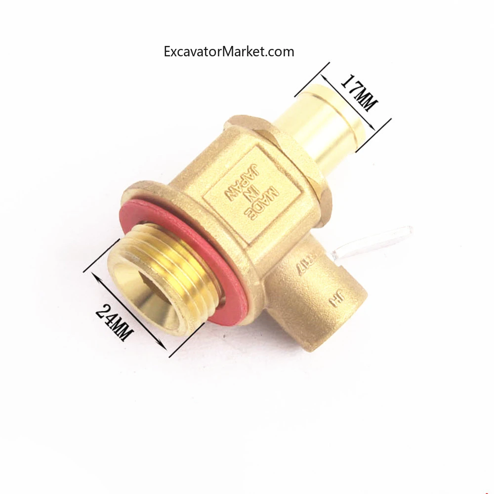 For Hitachi ZAX70 EX120 EX200-2 200-3 200-5 200-6 220 240 Engine Oil Sump Drain Valve Fuel Tank Switch Excavator Parts