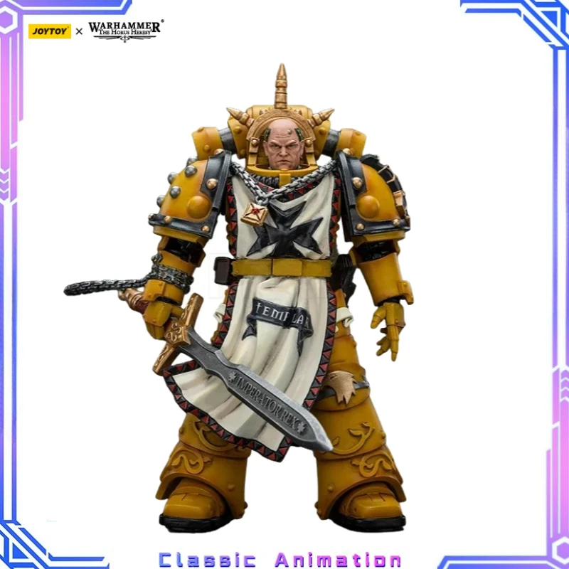 

【Оригинал】 Фигурки JOYTOY 1/18 Warhammer 40K Imperial Fists Sigismund, классические игрушки First Captain of The Lmperial Fists