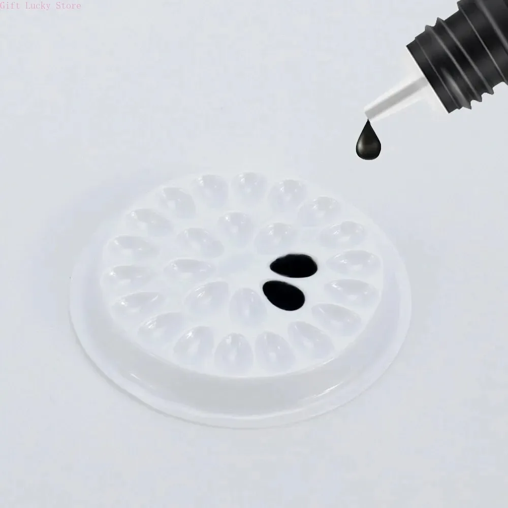 10-60pcs 접착제 가스켓 속눈썹 접착제 홀더 접착제 팔레트 속눈썹 연장 접착제 패드 속눈썹 플라스틱 홀더 메이크업 도구에 스탠드