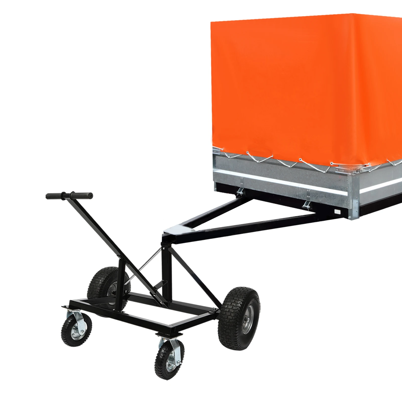 

Adjustable Trailer Dolly, 1500 Lbs Capacity Trailer Mover Dolly, Adjustable Height, Manual Trailer Mover with Wheels, Heavy-Duty