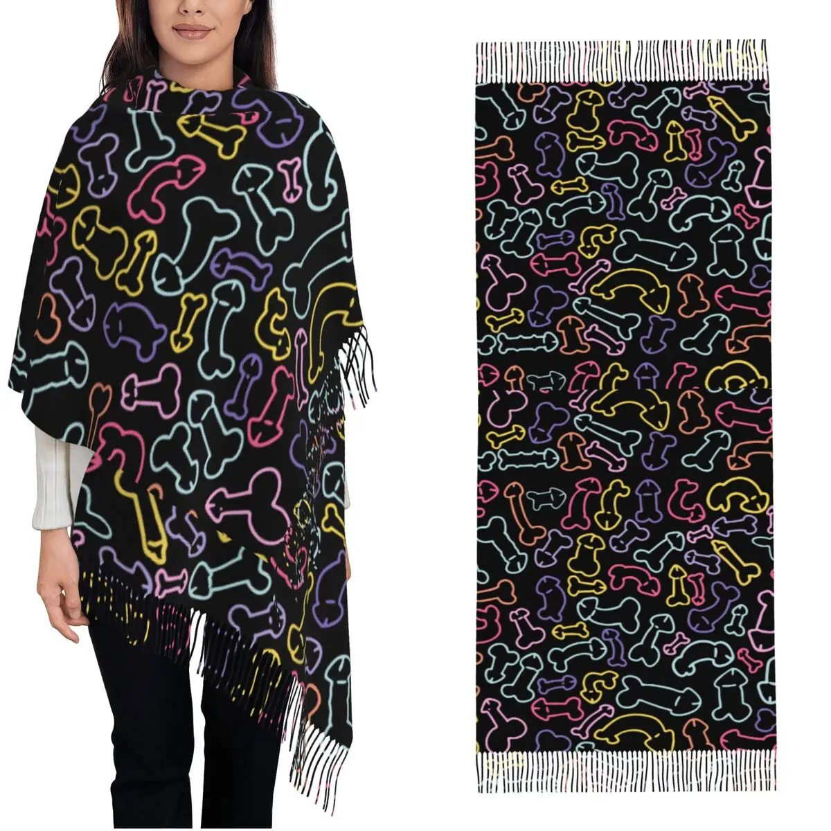 lenco-preto-pastel-com-padrao-de-penis-para-mulheres-outono-inverno-pashmina-xales-e-envoltorio-longo-grande-xale-cachecol-para-uso-diario
