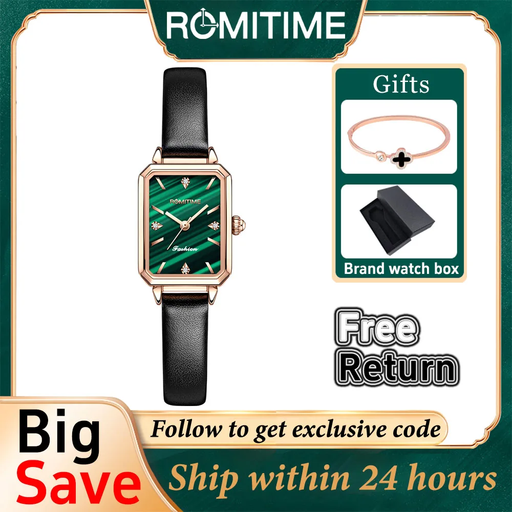 

ROMITIME High Quality Original Brand Quartz Watches Woman Fashion Ladies Watch Waterproof Diamond Luxury Watches For Women