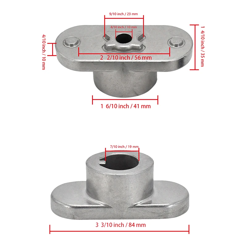 748-0376E Blade Adapter Kit 748-0376 Compatible with MTD Troy-Bilt Craftsman Yard Machines Bolens Yard Man Mower