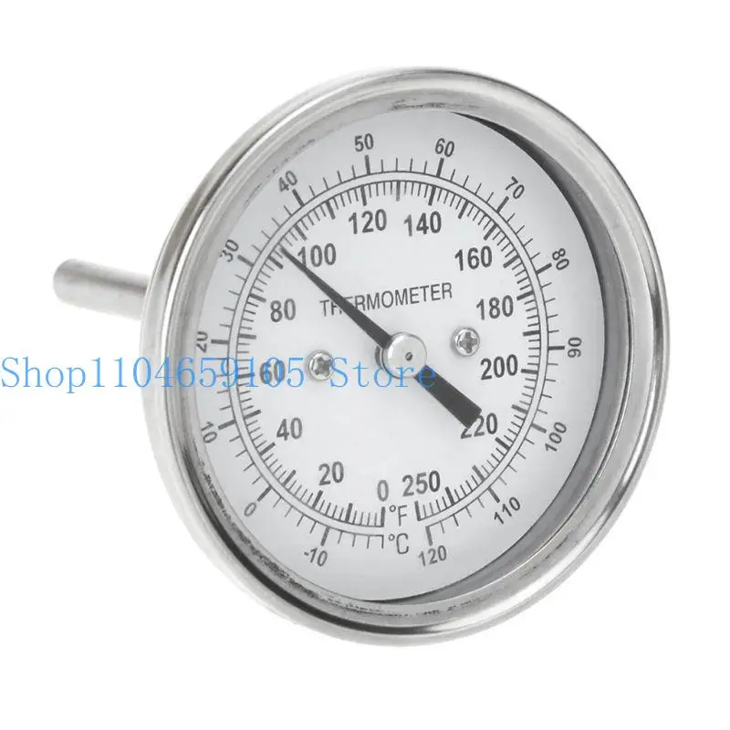 652F Home Brewing Thermometer Celcius Pengukur penyulingan bimetal